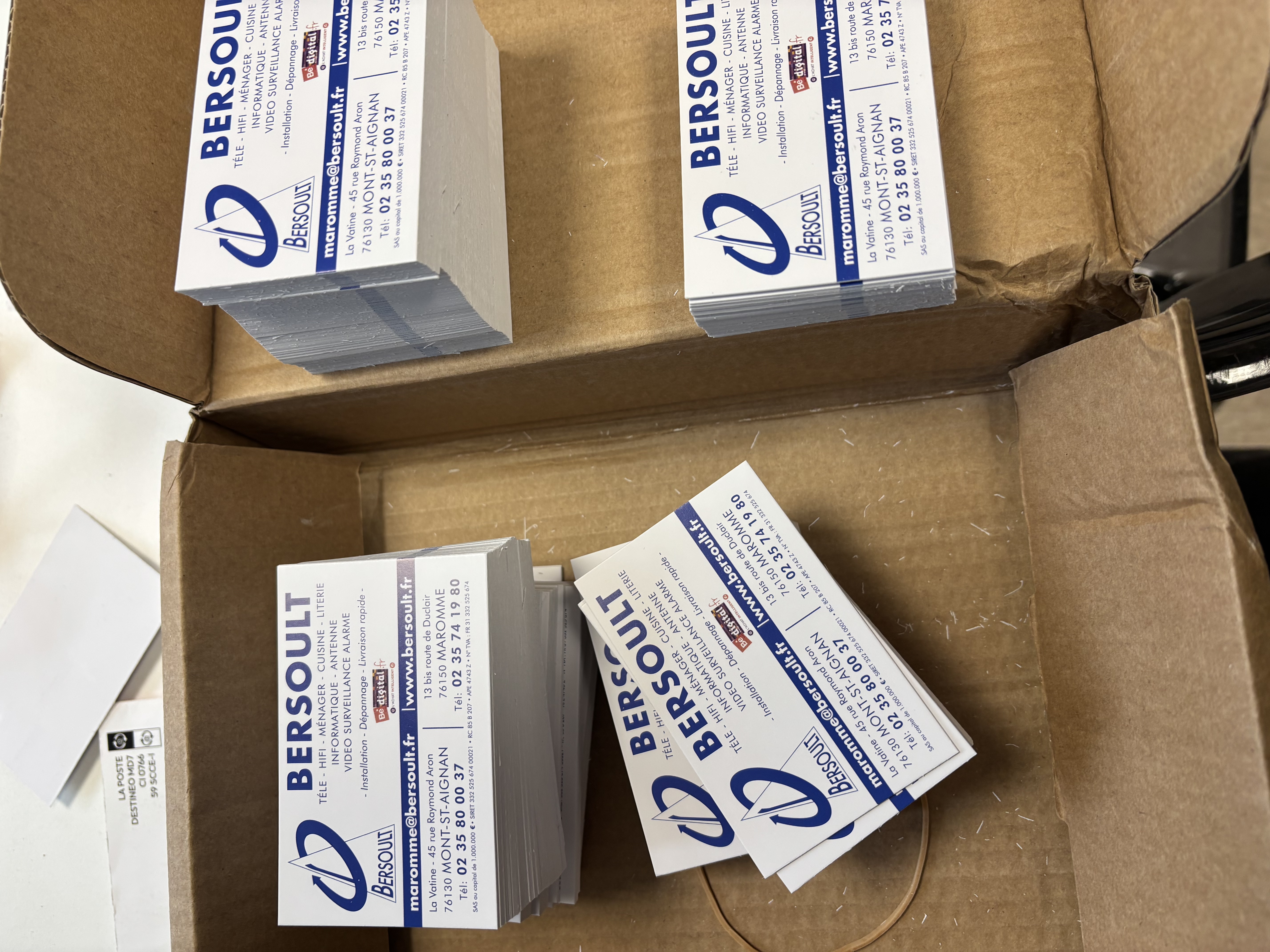 Cartes de visite Bersoult
