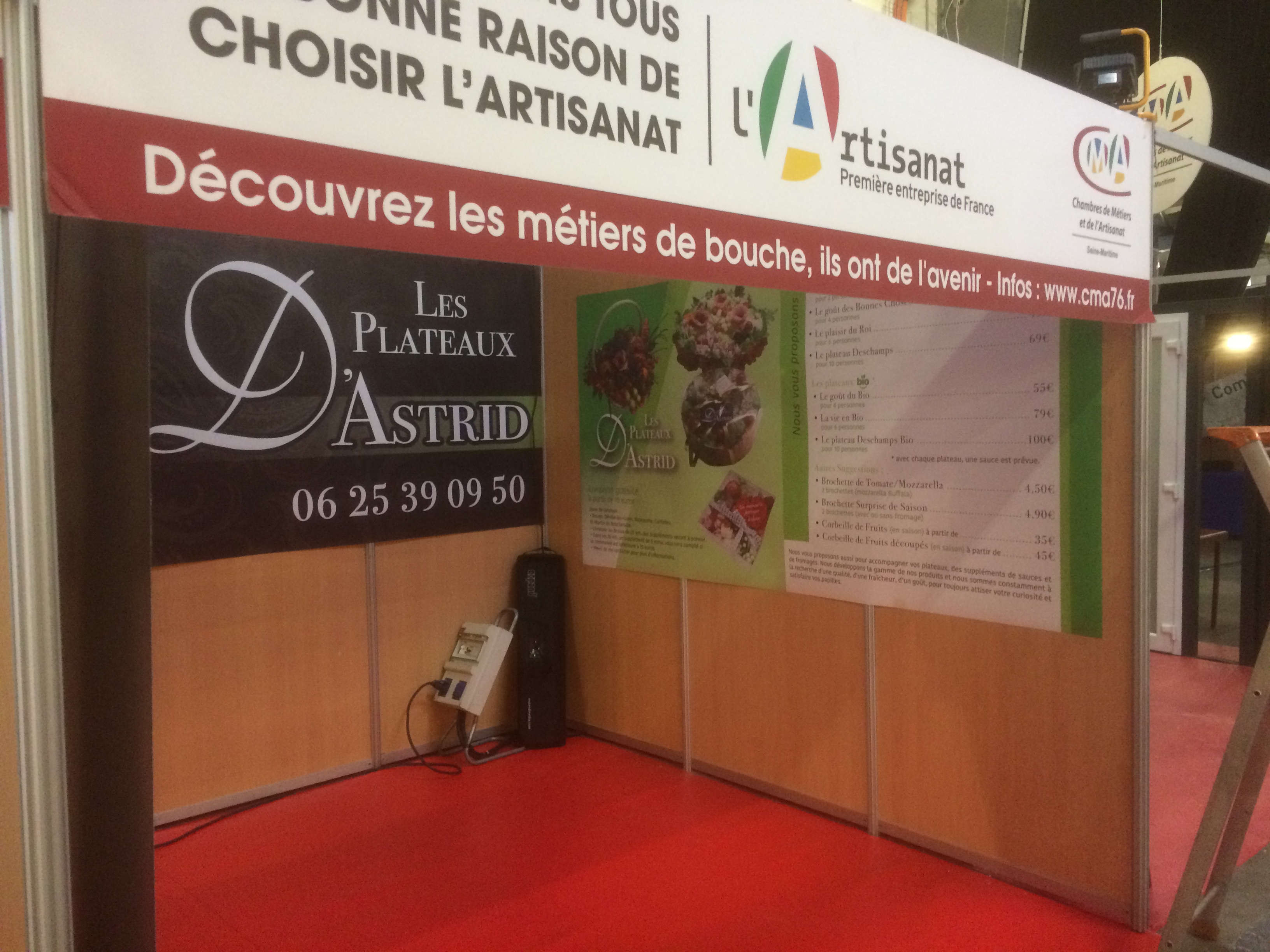 Signalétique stand Foire Rouen