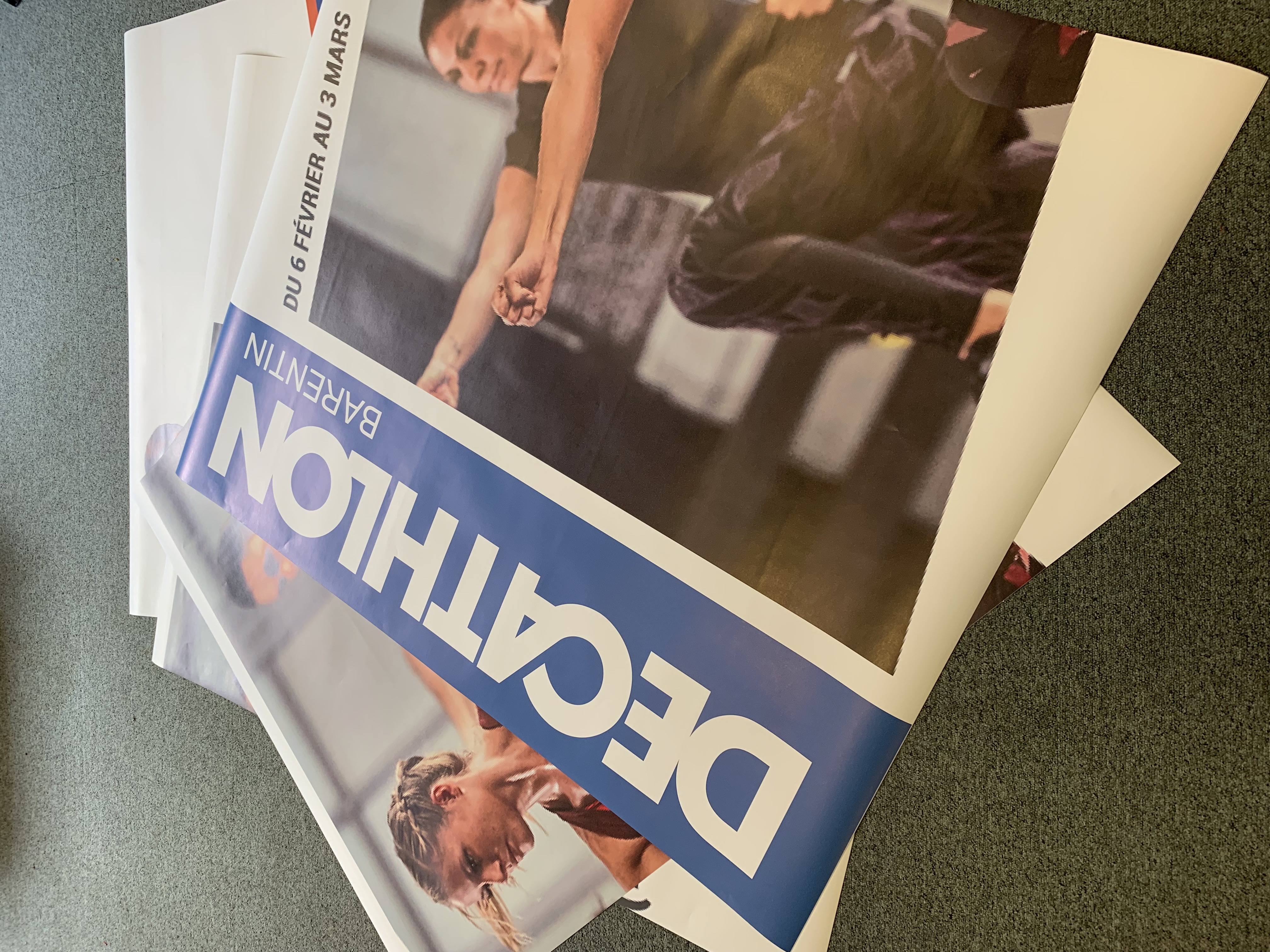 Affiche papier Decathlon